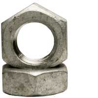 5/8"-11 Hex Jam Nut, Coarse, Low Carbon Steel , Hot Dip Galvanized (50/Pkg.)