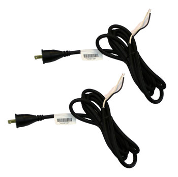 DeWalt Replacement (2 Pack) Power Cord - 10', 18 Gauge, 2-Wire - 330072-97-2PK