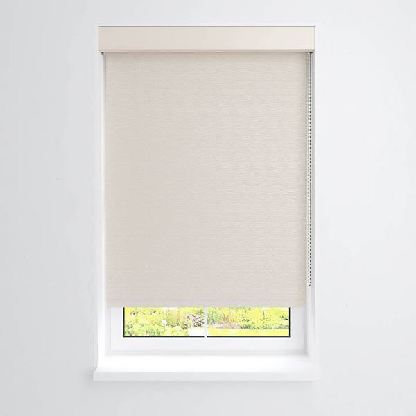 Threadwell Manual Roller Shade For Windows 36"-48"W X 84"H Blackout Tusk