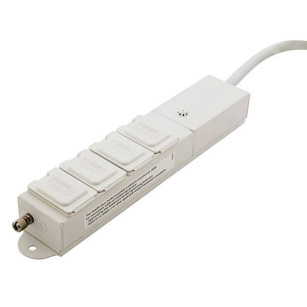 Hubbell Wiring 20 Amp 4-Outlet Hcoa Surge Protector 15' Cord