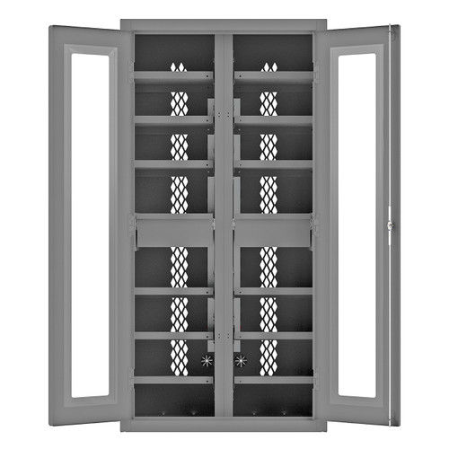 Durham Secure Charging Cabinet, 16ga, 36"W x 24"D x 72"H