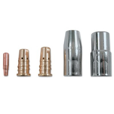 Bernard Mig Nozzles, Elliptical Series, 3/4 in Bore, Copper, 1 EA, #4591HD