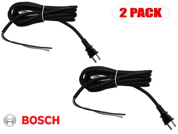 Bosch B5600 Saw Replacement 16g 2 wire 10ft Power Cord - 3604460514 (2 Pack)