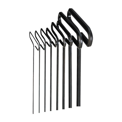 Eklind T-Handle Hex Keys, 6", 8-Piece Metric