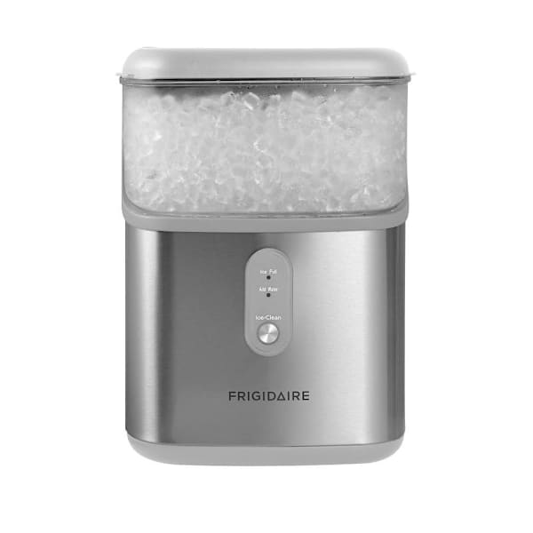 Frigidaire 33 Lbs. Countertop Ice Maker, Nugget Shaped Ice, Stainless Steel