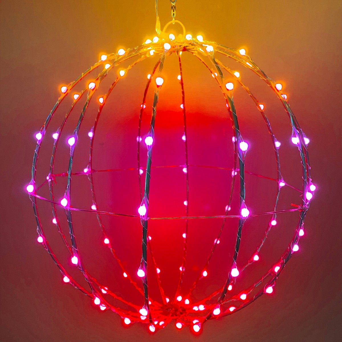 3D Foldable LED Sphere Ornament