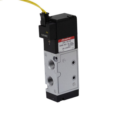 120 Volt AC 4-Way 2-Pos Humphrey Solenoid Air Valve H240-4E1-21-81-PSL