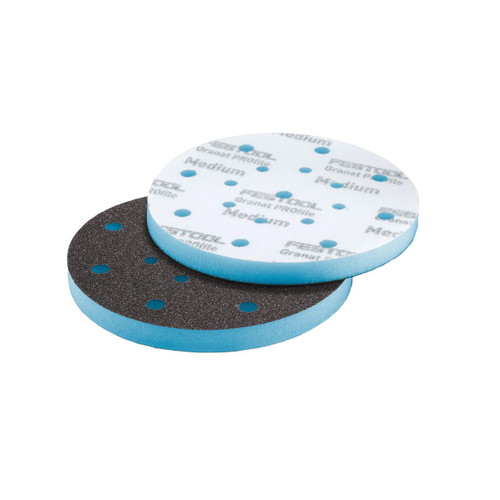 Festool Granat PROfile Foam Sanding Disc, 6", Medium, 10-Pack