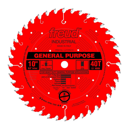 Freud General Purpose Blade LU72R, 10"