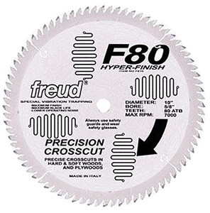 Freud Carbide-tipped Plywood & Melamine-cutting, 10"