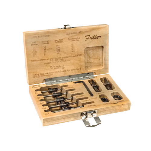 W.L. Fuller Countersink/Counterbore Sets 10-Piece Set