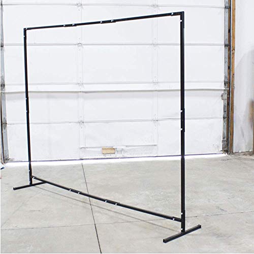Sellstrom S97471 Welding Curtain Frame - 7/8" Round Steel Tube, 6'x6'x7/8" - Grey