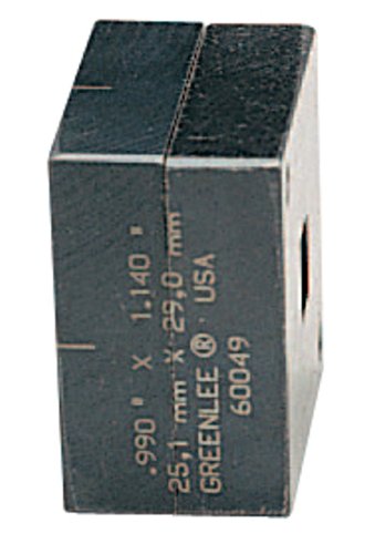 Greenlee 60067 Rectangle Die, 1.378 by 4.409-Inch