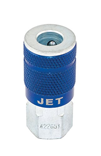JET 422651 - ‘A’ Coupler Female - 1/4" Body x 1/4" NPT (10 Pack - Bulk) - Air Line Tools