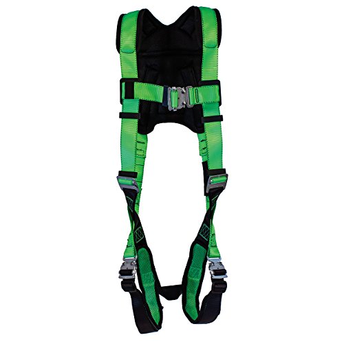 PeakWorks 1 D-Ring PeakPro Fall Protection Full Body Safety Harness, CSA & ANSI Certified, Class A - Fall Arrest, V8006100