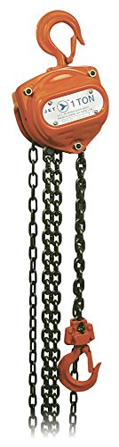 Jet 101216-1 Ton 20-Feet Lift L-90 Series Chain Hoist-Super Heavy Duty