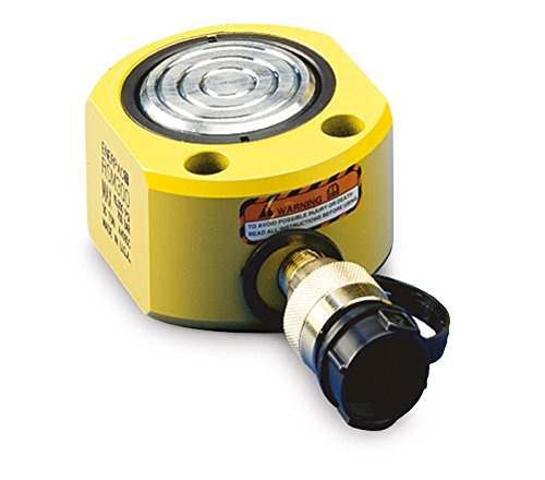 Enerpac RSM-200 Flat Jac Single-Acting Low-Height Hydraulic Cylinder with 20-Ton Capacity, Single Port, 0.44" Stroke Length