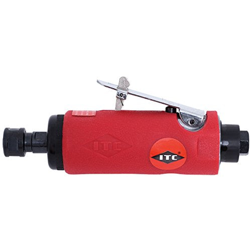 ITC Professional 1/4" Pneumatic Mechinic's Die Grinder, Insulating Rubber Grip, Auto Shop & Garage Tools, 28317