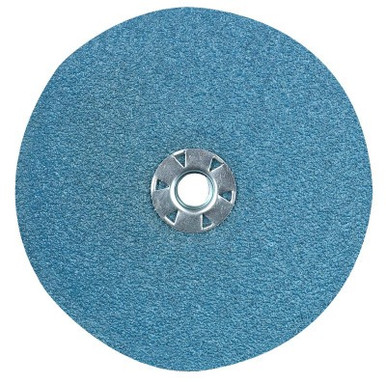 CGW Abrasives Resin Fibre Discs, Zirconia, 7 in Dia., 36 Grit, 25/BX, #48122