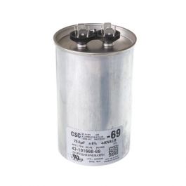 Rheem-Ruud 43-101666-69 Single Round Capacitor 70 MFD 440V