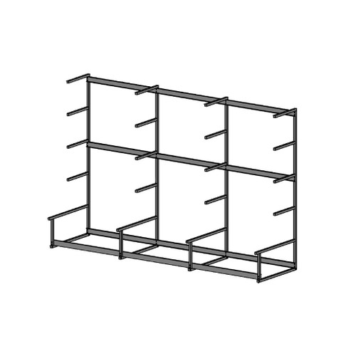Greene Mfg. Steel Framed Horizontal Lumber Storage Rack