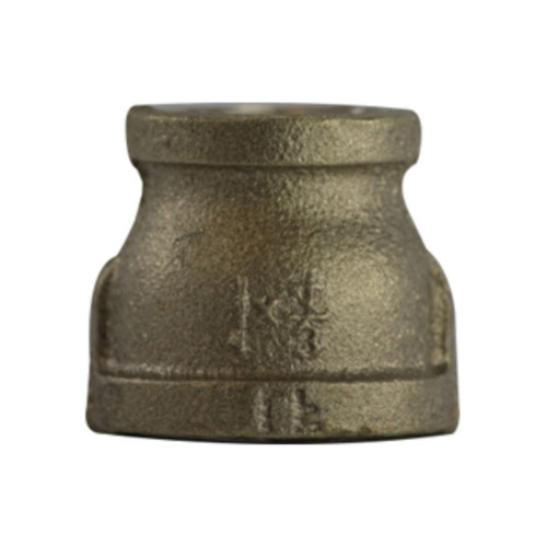 Midland Industries 44442LF Reducing Coupling, Lead Free Bronze, 1 in. FPT x 3/4 in. FPT
