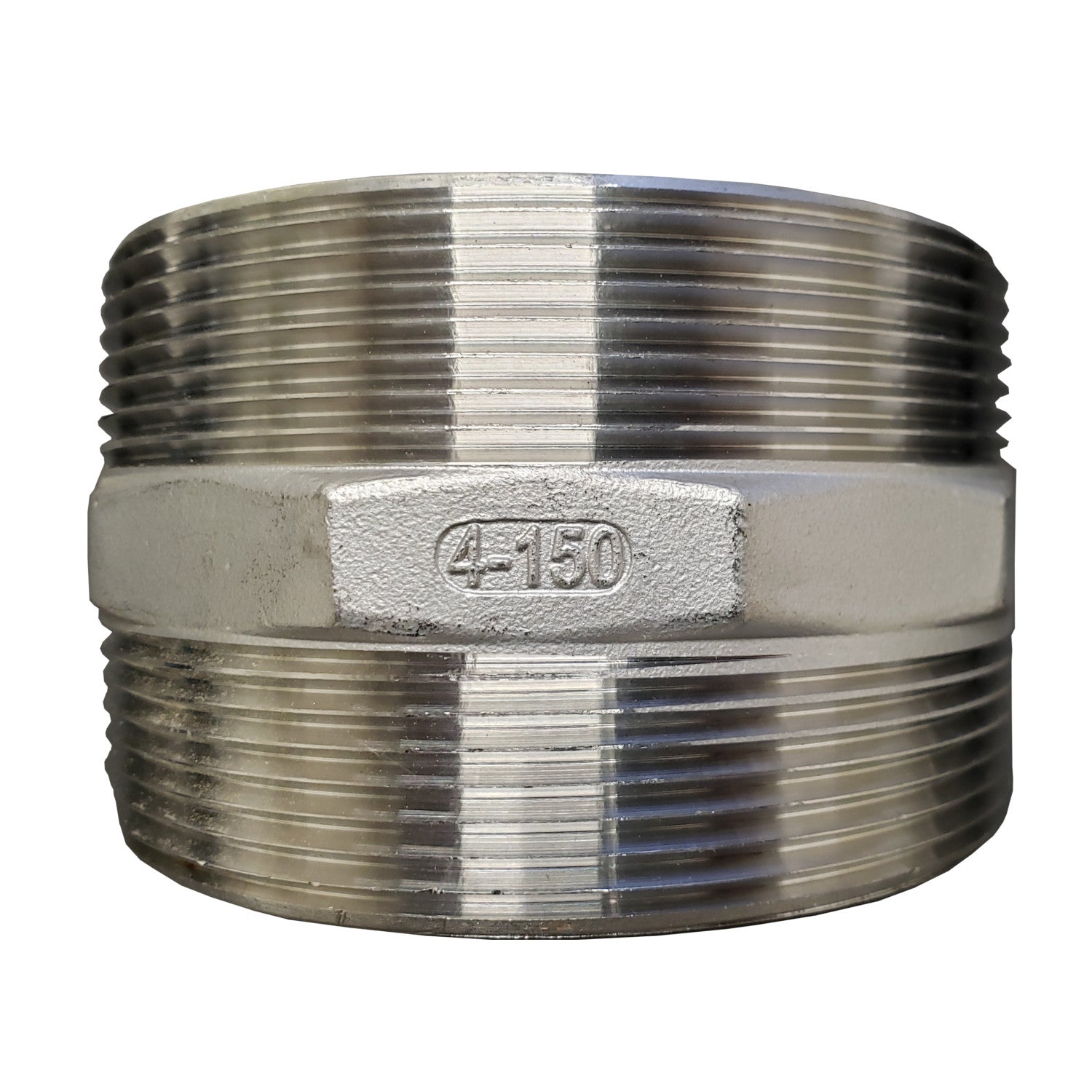 4 Inch 304 Stainless Steel Hex Nipple