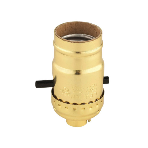 Leviton Push-Through Lamp Socket