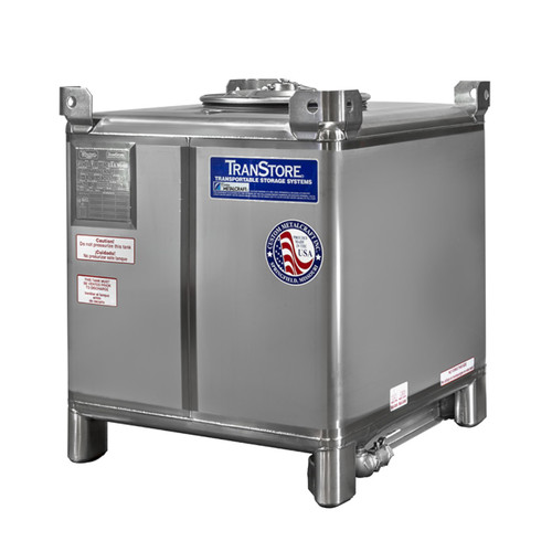 TranStore6984602B51301 Stainless Steel IBC Tank - 250 Gallons