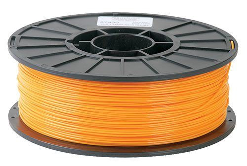 Toner PLA Filament 1.75mm 2.2 lb. Spool, Neon Orange