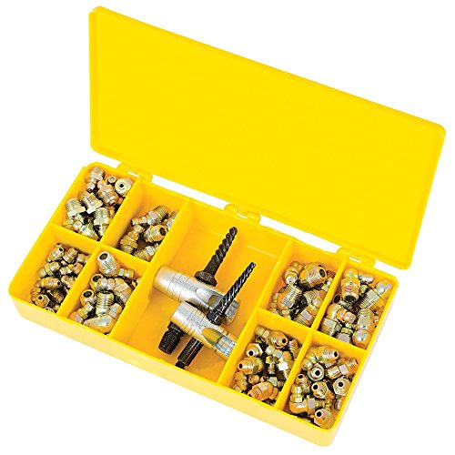 Jet 350263-101-Piece S.A.E. Grease Fitting and Tool Set – Heavy Duty