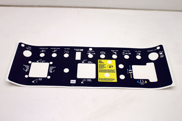 Genie Lift Part # 52156GT - DECAL,PLATFORM CTRL PANEL***, EA