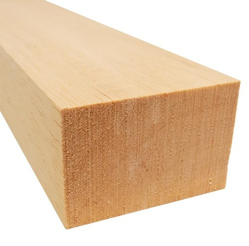 Bud Nosen Balsa Wood Block, 2" x 3" x 12", 1/pkg.