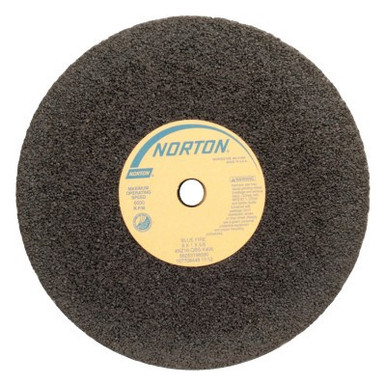 Norton BlueFire Type 01 Straight Grinding Wheel, 8 in Dia, 1" Thick, 5/8 in Arbor, 1 EA, #66253198592