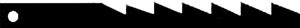 Olson Regular Tooth Pin End Scroll Saw Blades, 5", 15 TPI, 144/Pkg.