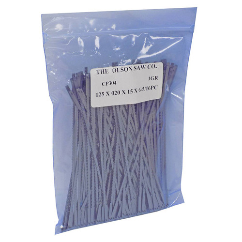 Olson Coping Saw Blades Medium, 6-1/2" x 15T, Qty. 144