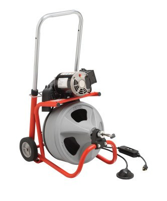 Ridgid Tool Company Model K-400AF Drain Cleaners, 1,725 rpm, 2 in-4 in Drain, 1 EA, #27013