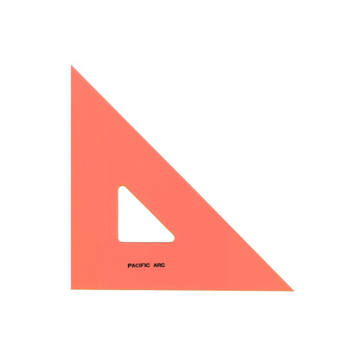 Pacific Arc Professional Fluorescent F-Series Triangle, 8", 45/90