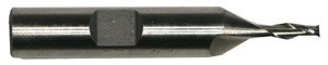 Production Tool Supply Center Cutting End Mill 2 Flute, 11/16", 1/2 Shank