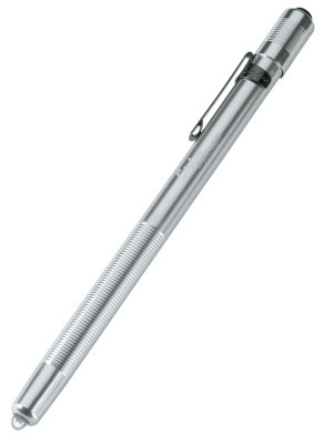 Streamlight Stylus Flashlights, 3 AAAA, 10 lumens, Silver, 1 EA, #65012