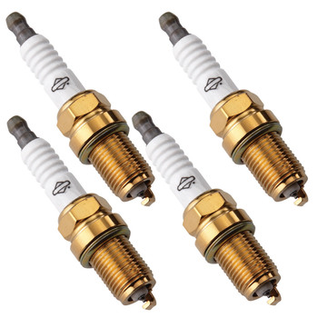 Briggs & Stratton 4 Pack of Genuine OEM Spark Plugs # 696202-4PK