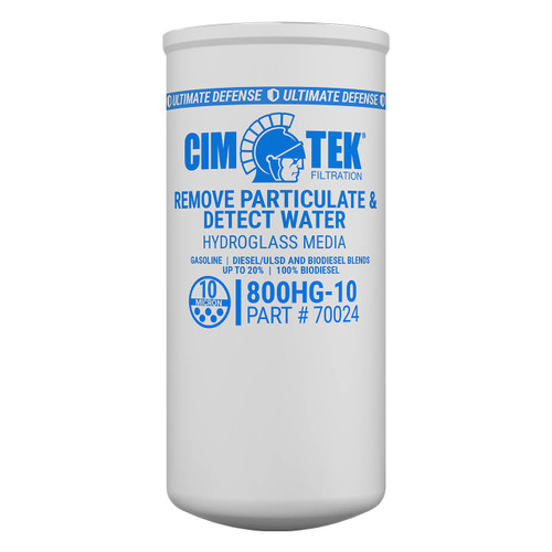 Cim-Tek 70024 800HG-10 10 Micron Water Detection Particulate Fuel Filter