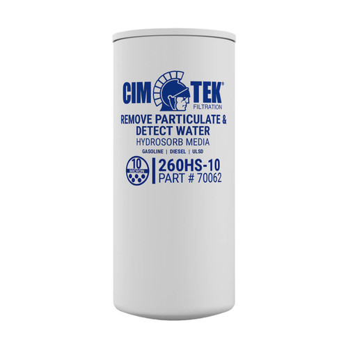 Cim-Tek 70062 260HS-10 10 Micron Water Detection Particulate Fuel Filter