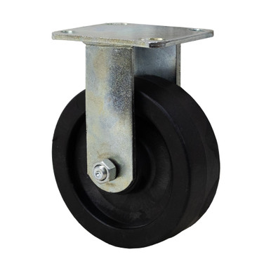 6" x 2" Rigid Plate Caster Jescraft CTR-62POR
