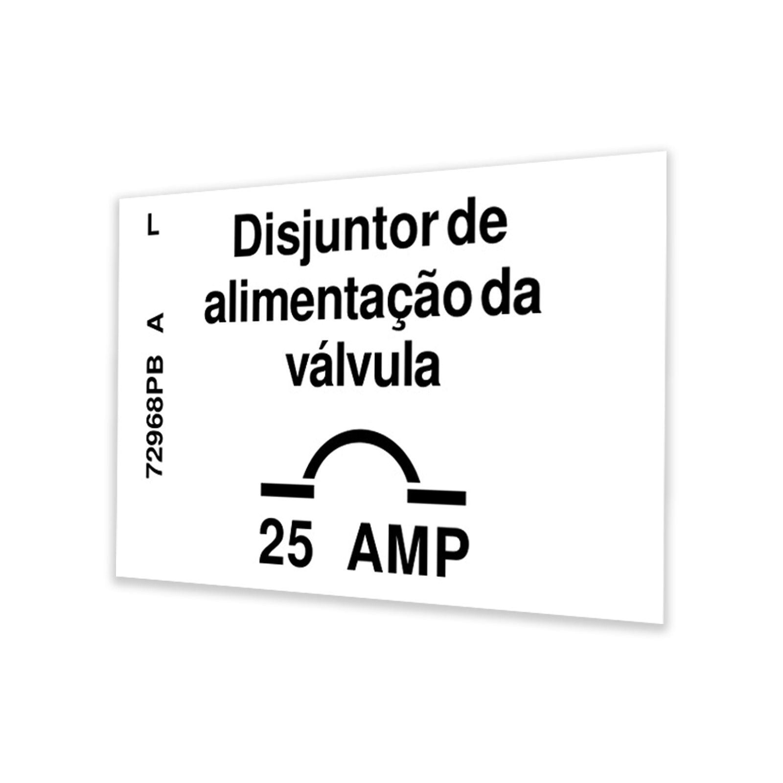 Genie Part # 72968PBGT – Decal, Label, 25A CB