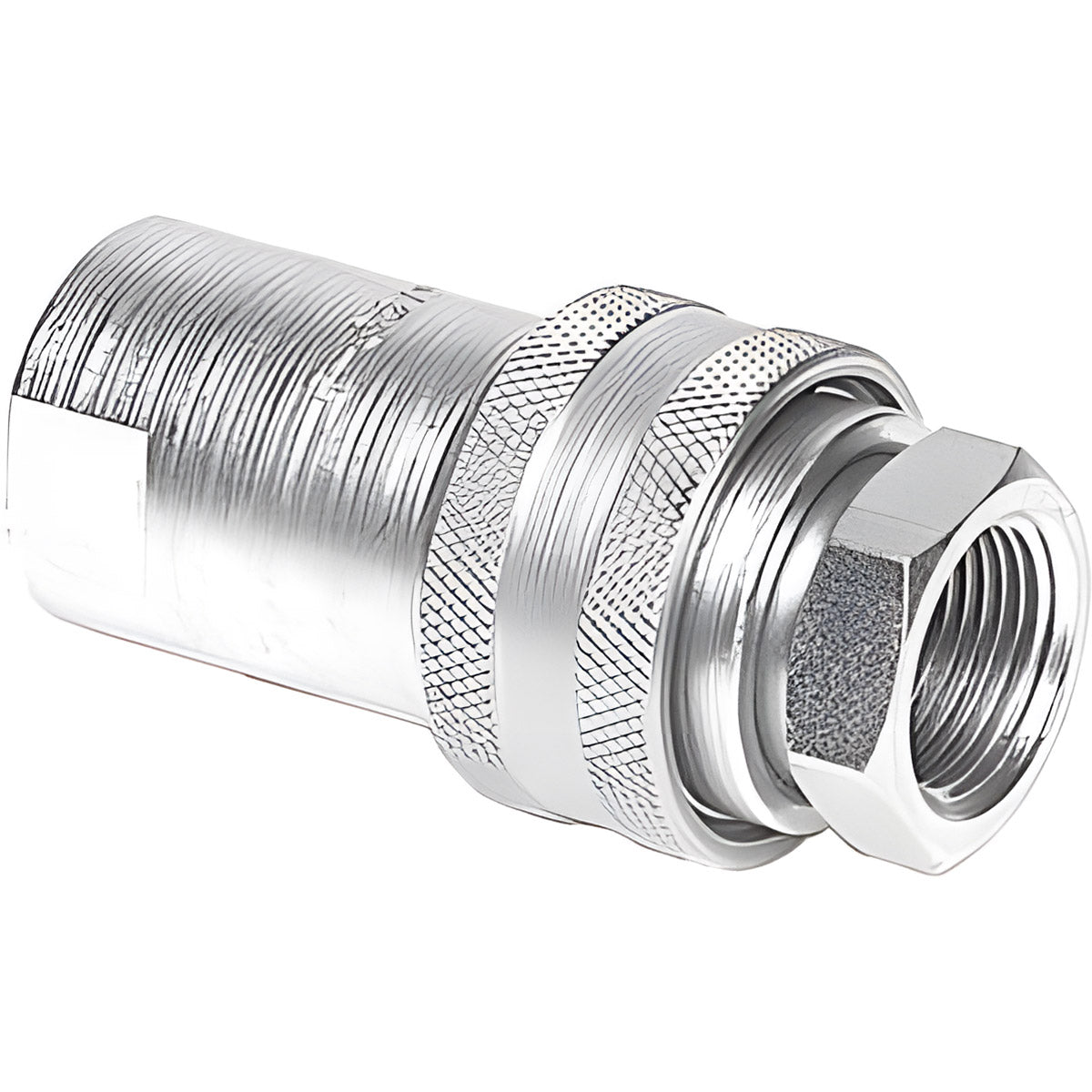 4000 SERIES QUICK COUPLER WITH POPPET TIP - 1/4" BODY x 1/4"-18 NPT THREAD
