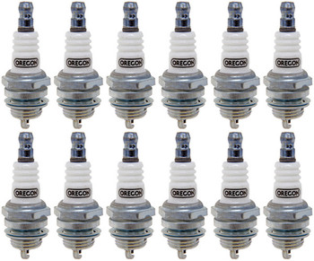Oregon 12 Pack 77-302-1-12PK Spark Plug Bosch WS8E Champ CJ8 NGK BM6A