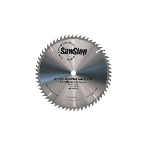 SawStop 10" 60-Tooth Combination Table Saw Blade