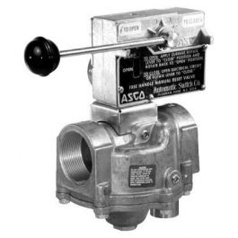 Asco CONTROLS 8044A004CSA 2-Way Gas Solenoid Shutoff Valve M/R 1-1/2" NPT N/C 120/60V 110/50VAC
