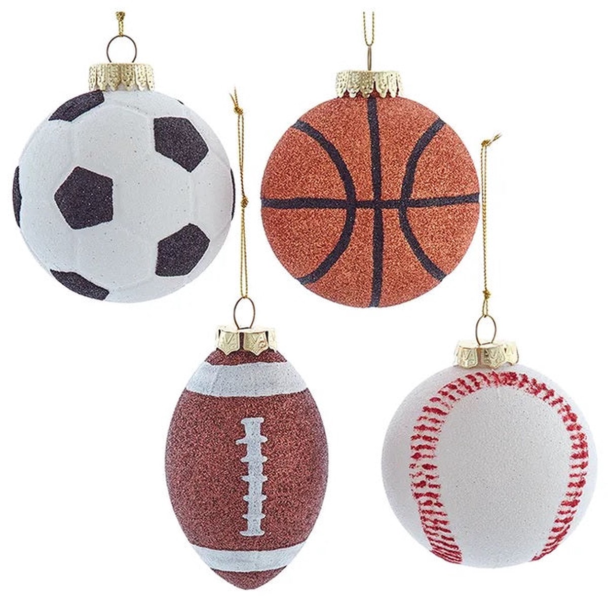 80MM Shatterproof Sports Ball Ornament